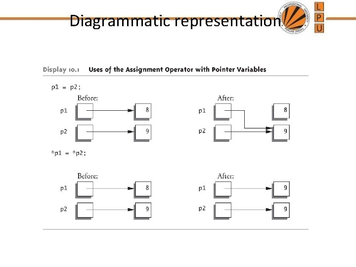 Diagrammatic representation 
