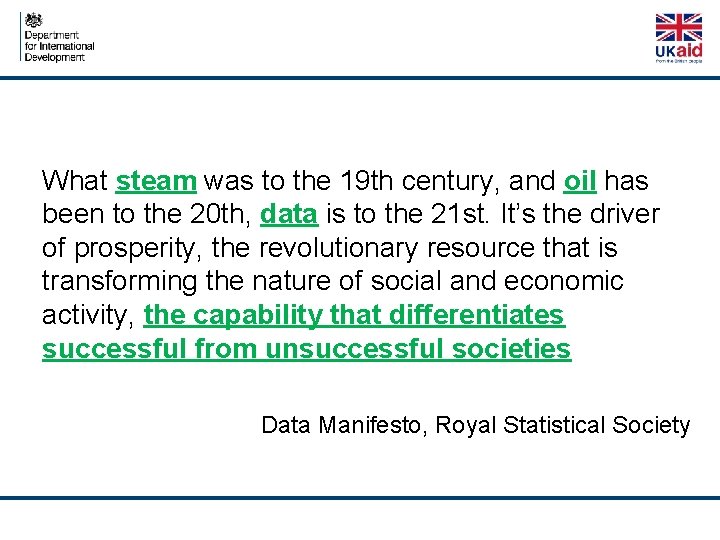 What steam was to the 19 th century, and oil has been to the