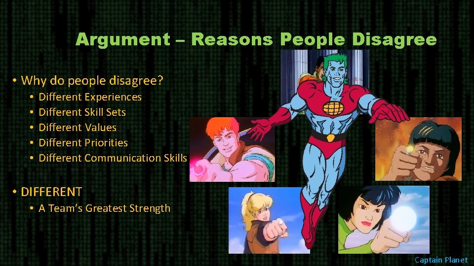 Argument – Reasons People Disagree • Why do people disagree? • • • Different