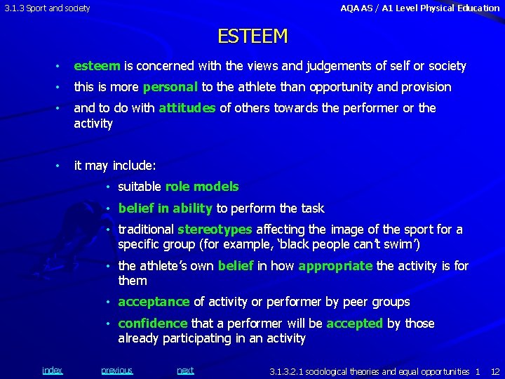 3. 1. 3 Sport and society AQA AS / A 1 Level Physical Education