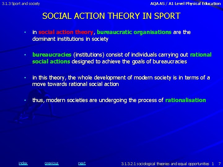 3. 1. 3 Sport and society AQA AS / A 1 Level Physical Education