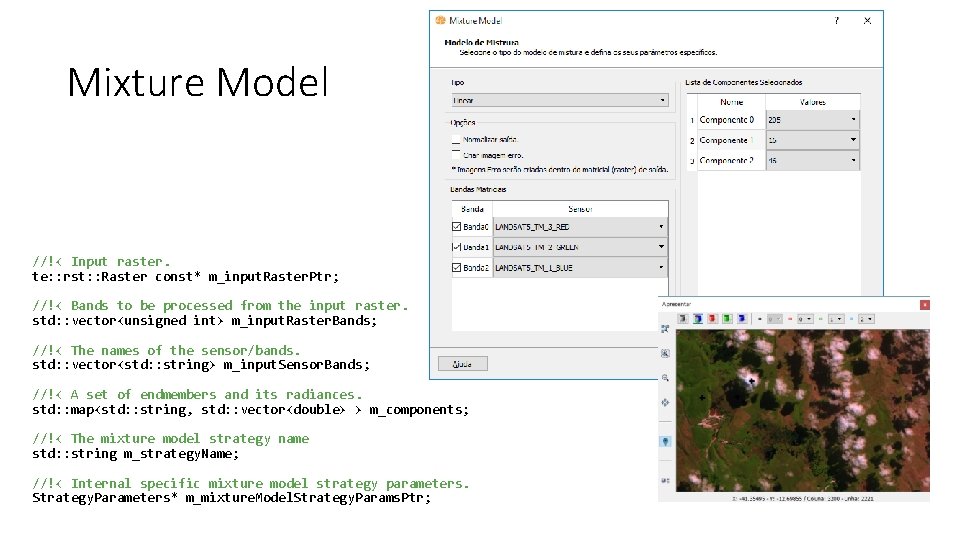 Mixture Model //!< Input raster. te: : rst: : Raster const* m_input. Raster. Ptr;