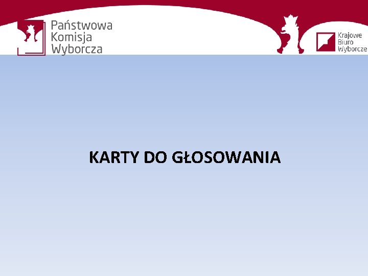 KARTY DO GŁOSOWANIA 