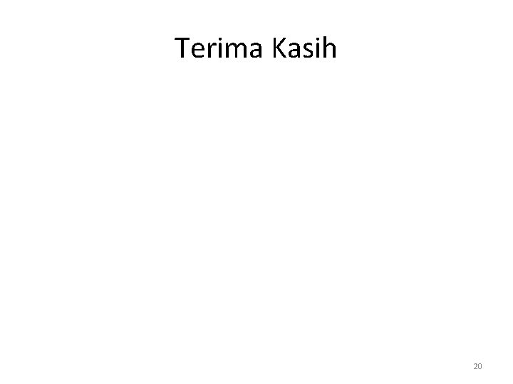 Terima Kasih 20 