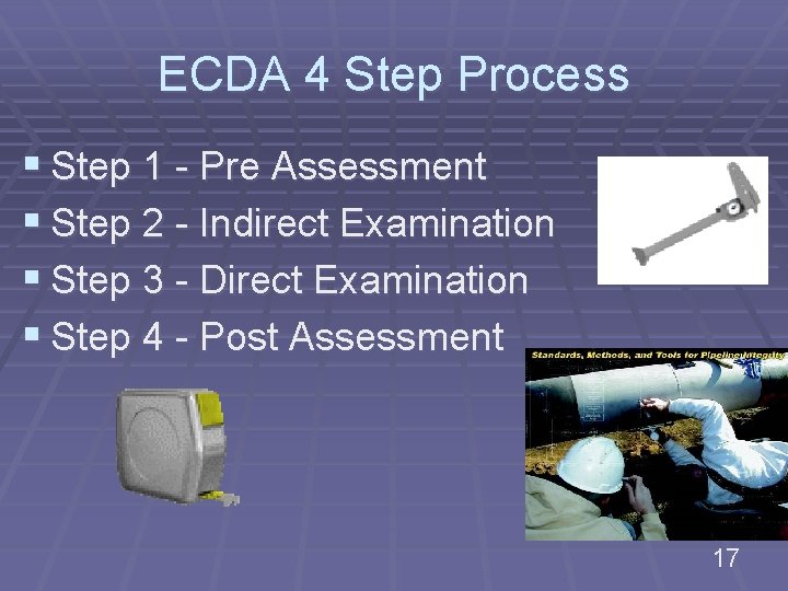 ECDA 4 Step Process § Step 1 - Pre Assessment § Step 2 -