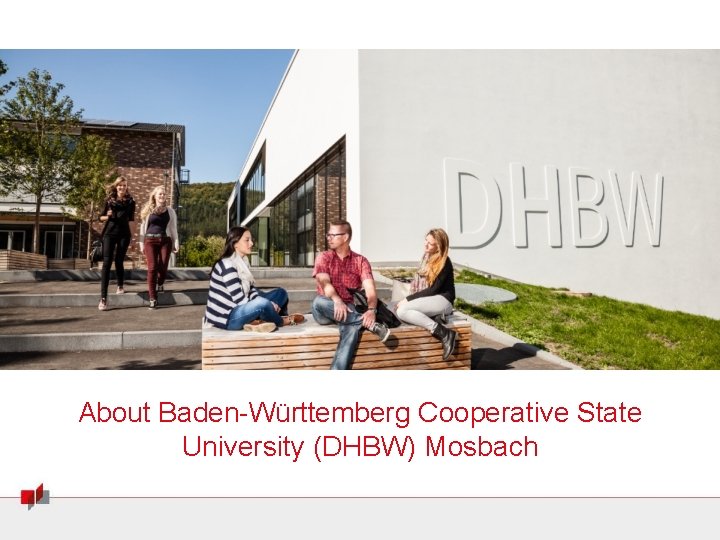 About Baden-Württemberg Cooperative State University (DHBW) Mosbach 