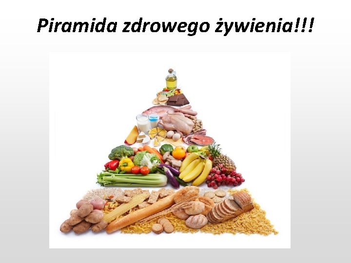 Piramida zdrowego żywienia!!! 