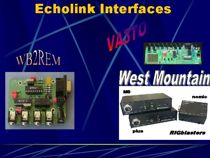 Echolink Interfaces 