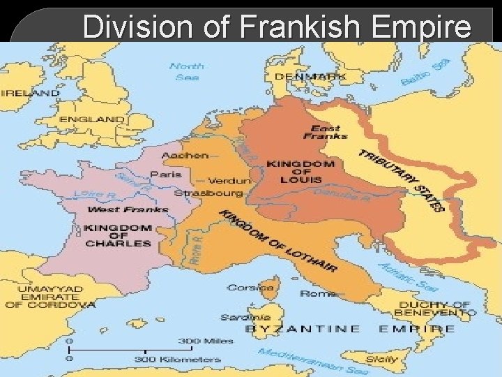 Division of Frankish Empire 