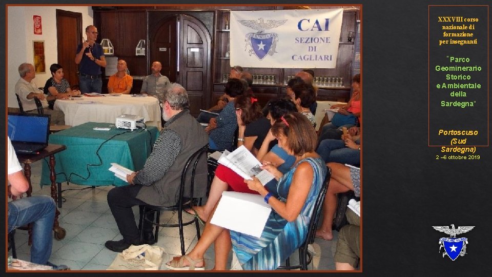 XXXVIII corso nazionale di formazione per insegnanti “Parco Geominerario Storico e Ambientale della Sardegna”