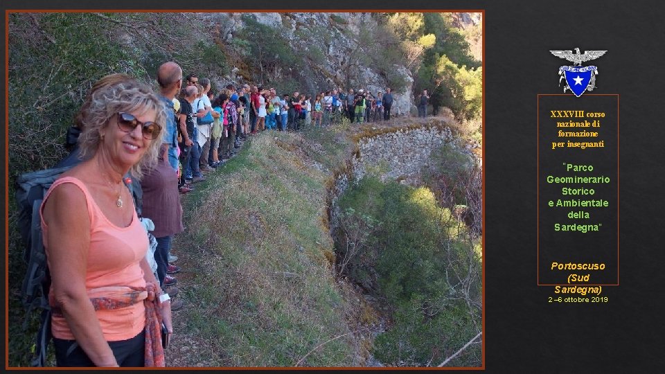 XXXVIII corso nazionale di formazione per insegnanti “Parco Geominerario Storico e Ambientale della Sardegna”