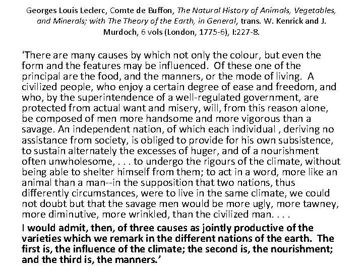 Georges Louis Leclerc, Comte de Buffon, The Natural History of Animals, Vegetables, and Minerals;