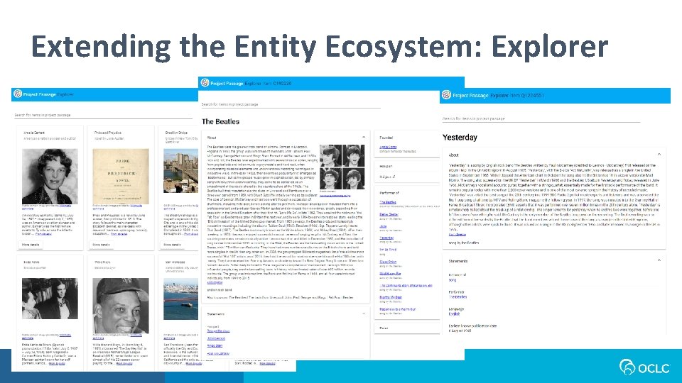 Extending the Entity Ecosystem: Explorer 