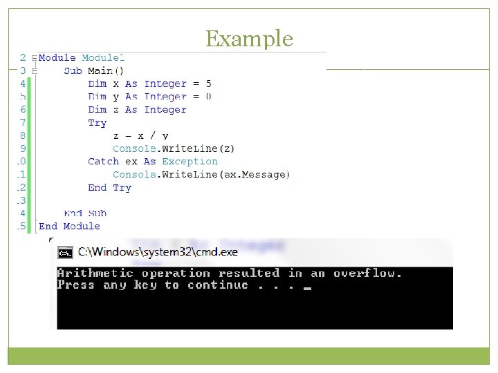 Example Example