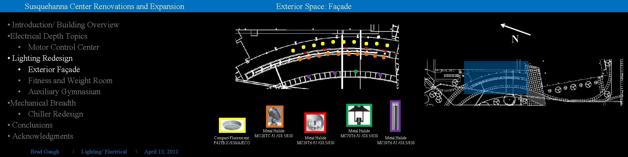 Exterior Space: Façade Susquehanna Center Renovations and Expansion • Introduction/ Building Overview • Electrical