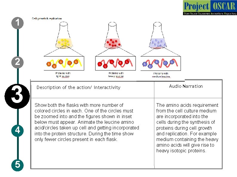 1 Step 1: T 1: Media preparation 2 3 4 5 Description of the