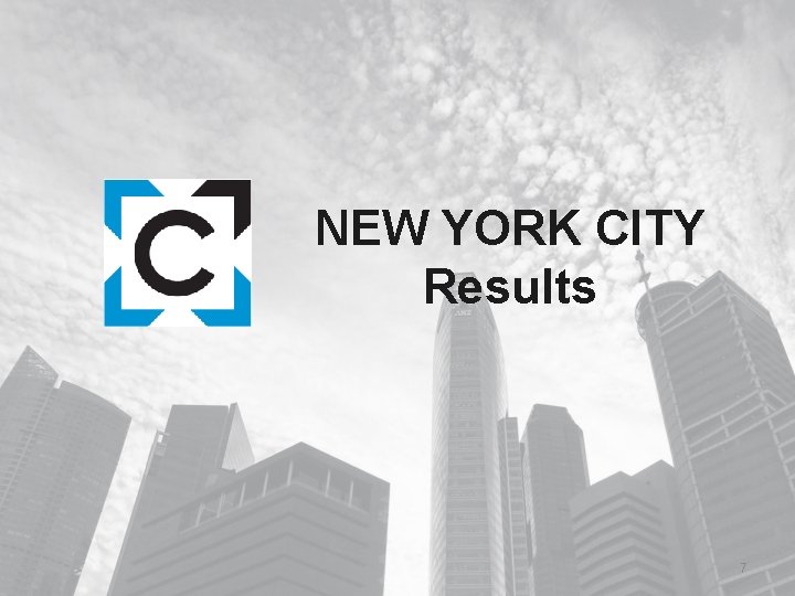 NEW YORK CITY Results 7 