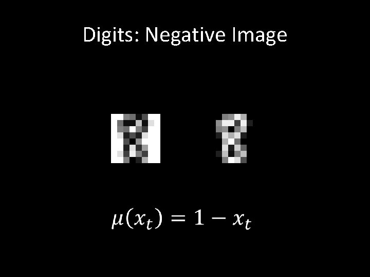 Digits: Negative Image 