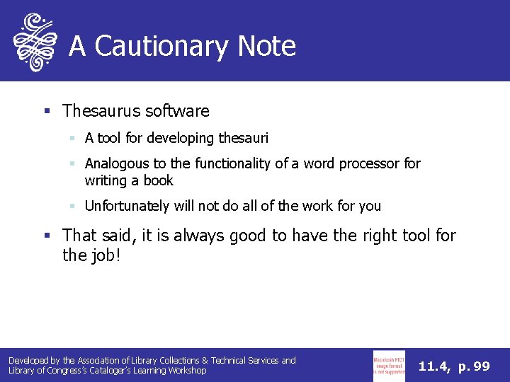 Controlled Vocabulary Thesaurus Design Resources Future Directions