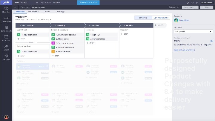 Purposefully designed Product Changes with 8. 4 to make delivery easier 11 