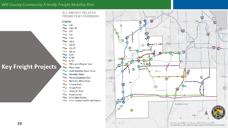 Will County Community Friendly Freight Mobility Plan Key Freight Projects 18 