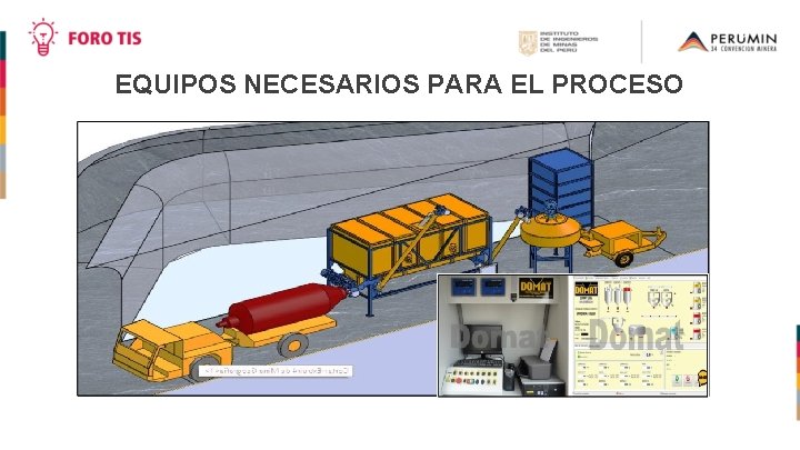 EQUIPOS NECESARIOS PARA EL PROCESO 