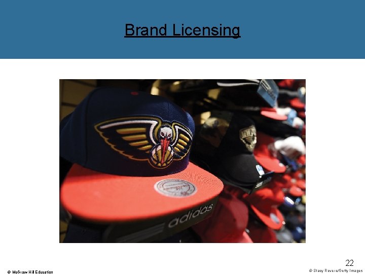 Brand Licensing 22 © Mc. Graw-Hill Education © Stacy Revere/Getty Images 
