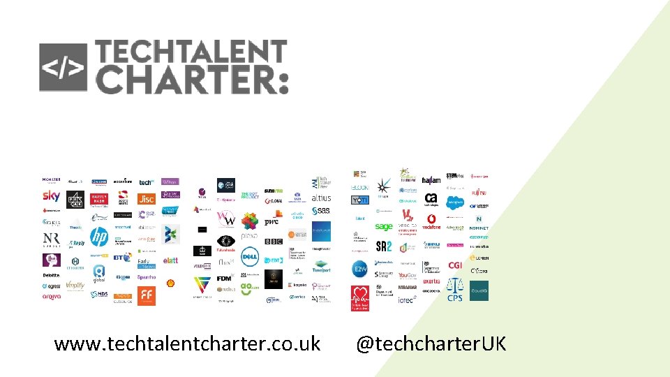 www. techtalentcharter. co. uk @techcharter. UK 