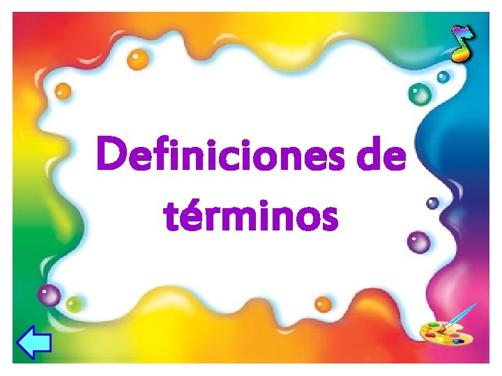 Definiciones de términos 