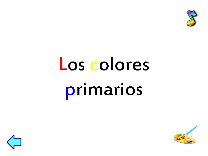 Los colores primarios 