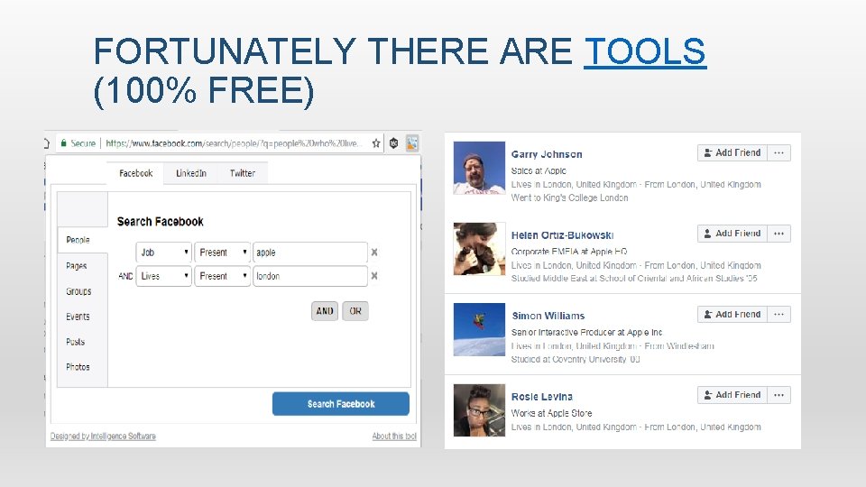 FORTUNATELY THERE ARE TOOLS (100% FREE) 