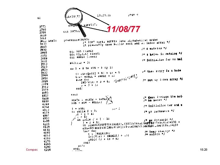 11/08/77 Compsci 201, Fall 2016 18. 28 