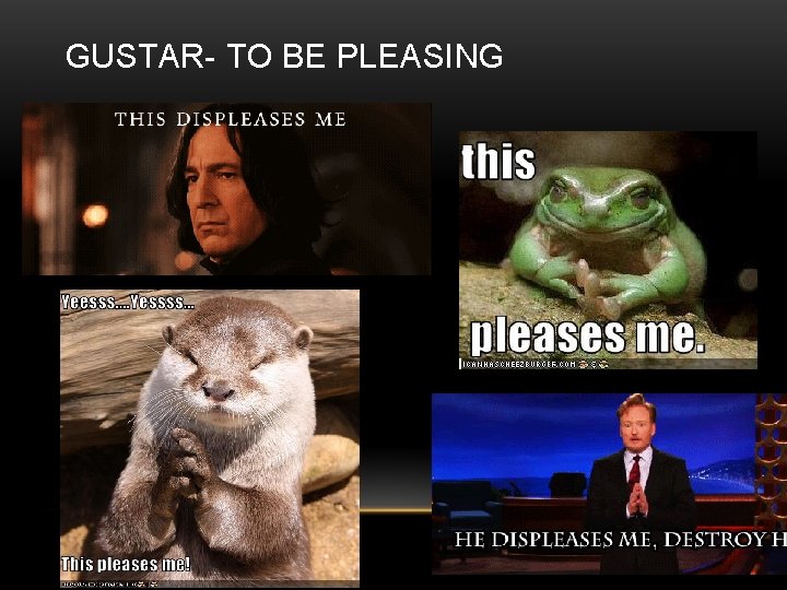 GUSTAR- TO BE PLEASING 