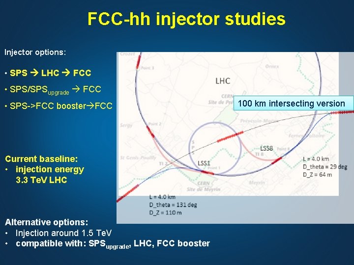 FCC-hh injector studies Injector options: • SPS LHC FCC • SPS/SPSupgrade FCC • SPS->FCC