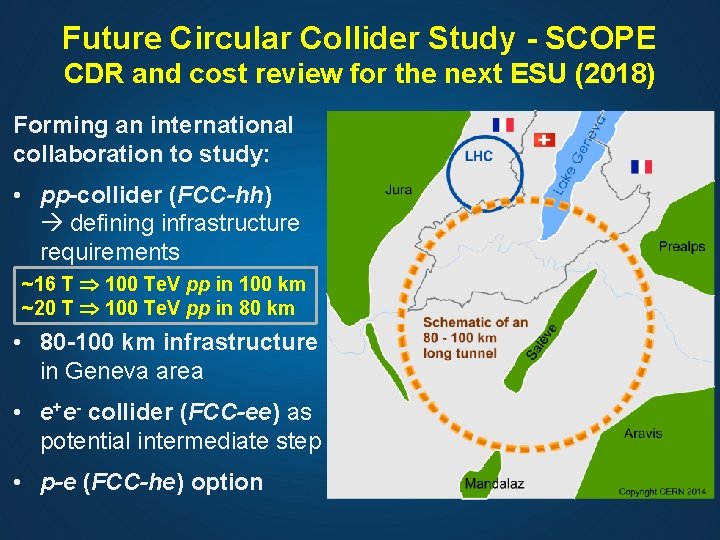 Future Circular Collider Study - SCOPE CDR and cost review for the next ESU