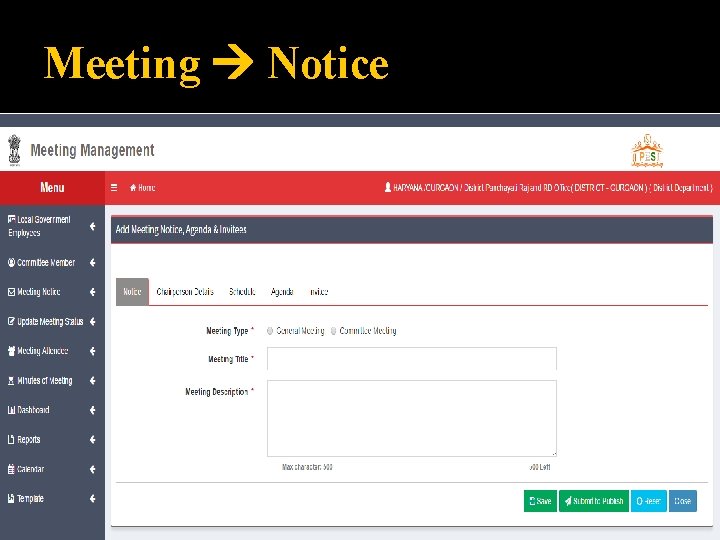 Meeting Notice 