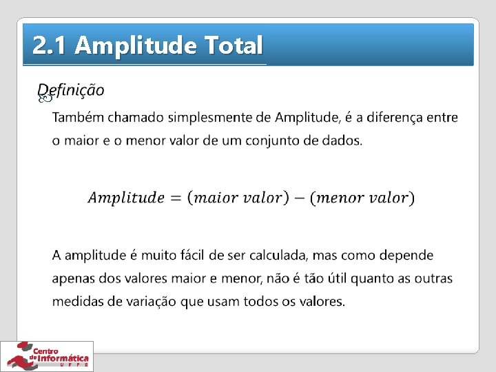 2. 1 Amplitude Total 