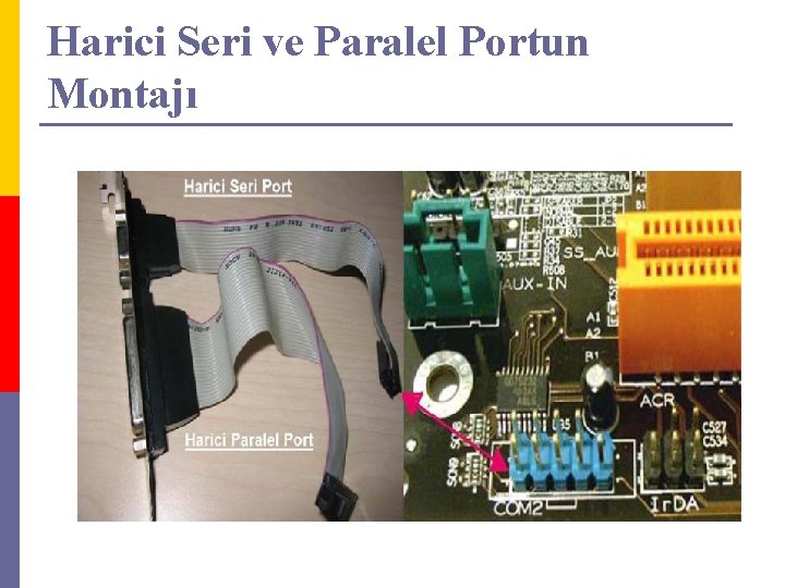 Harici Seri ve Paralel Portun Montajı 