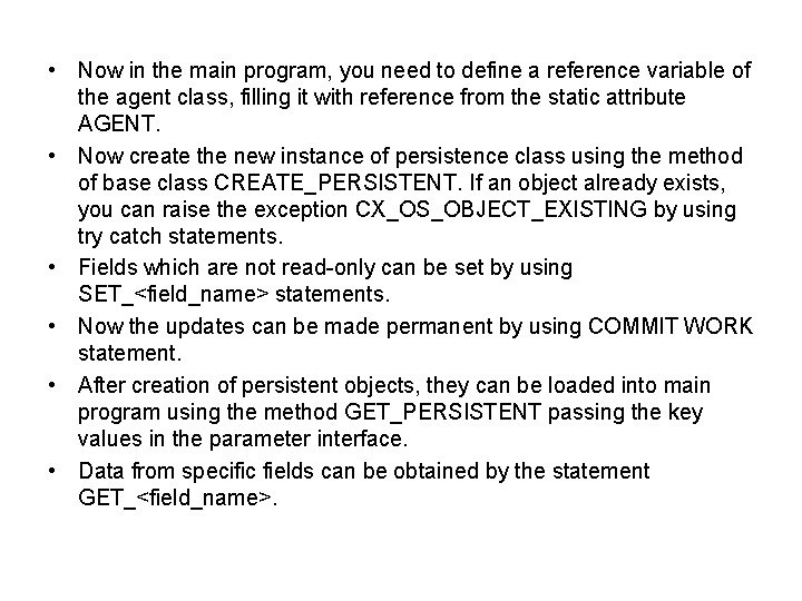  • Now in the main program, you need to define a reference variable