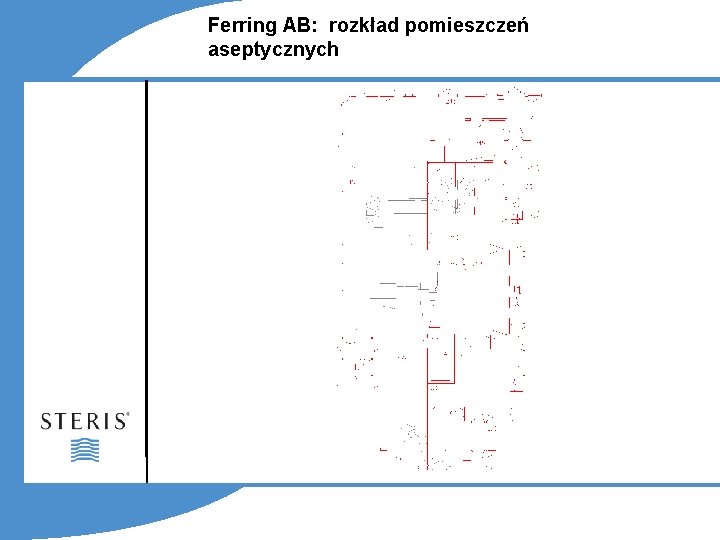 Ferring AB: rozkład pomieszczeń aseptycznych 