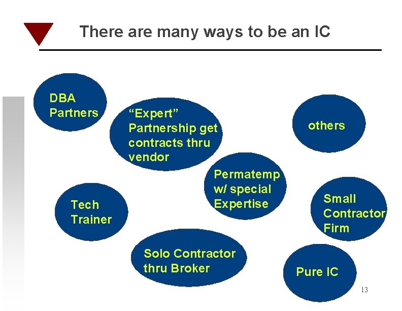 There are many ways to be an IC DBA Partners Tech Trainer “Expert” Partnership
