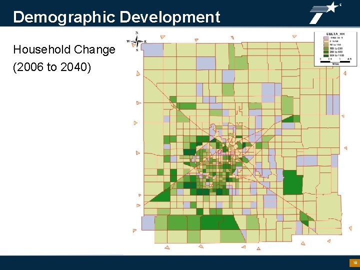 Demographic Development Household Change (2006 to 2040) 18 