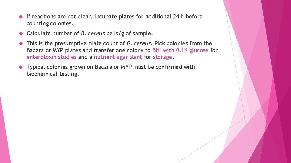  If reactions are not clear, incubate plates for additional 24 h before counting