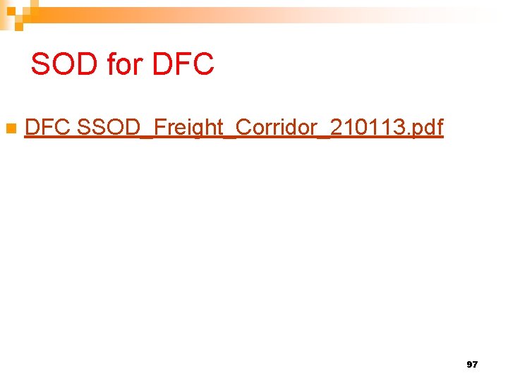 SOD for DFC n DFC SSOD_Freight_Corridor_210113. pdf 97 