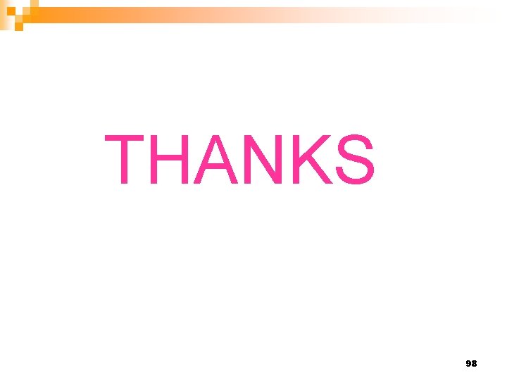THANKS 98 