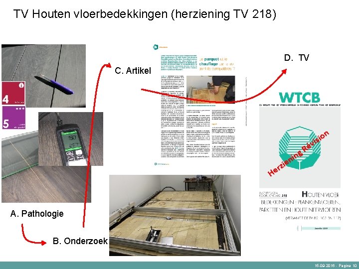 TV Houten vloerbedekkingen (herziening TV 218) D. TV C. Artikel on i s vi