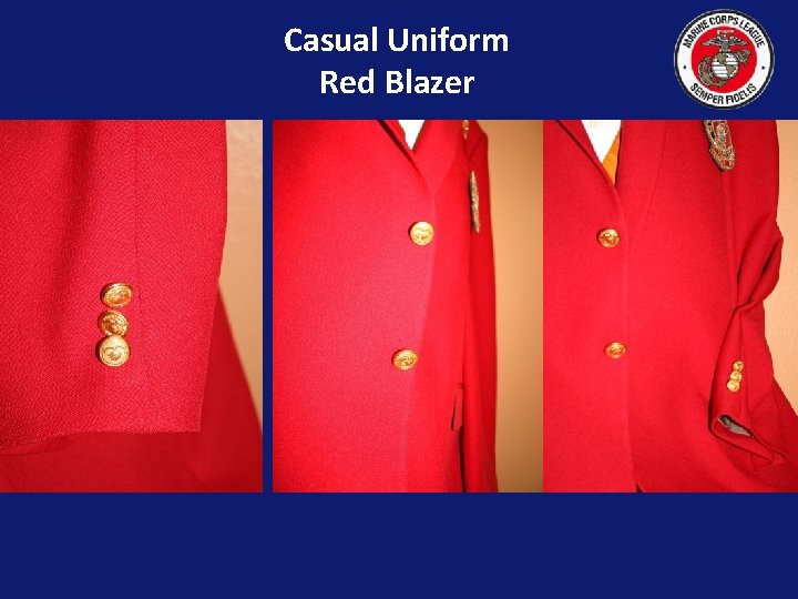 Casual Uniform Red Blazer 