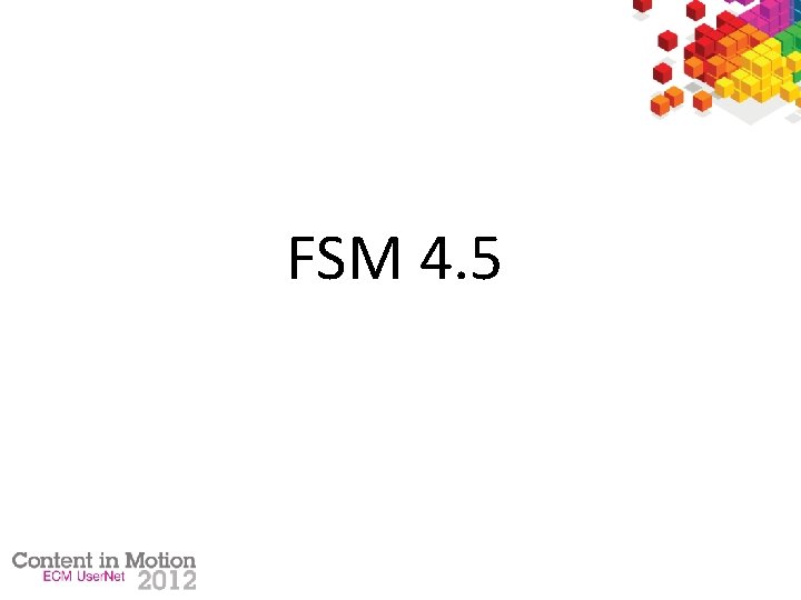 FSM 4. 5 