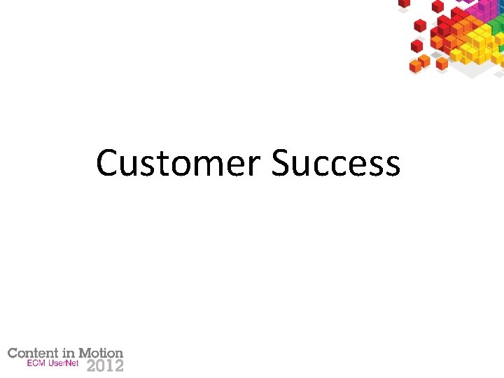 Customer Success 