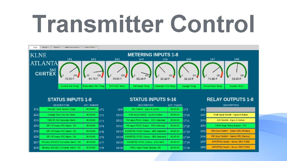 Transmitter Control 
